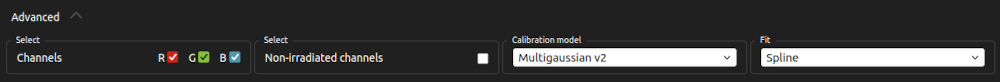 Calibration: advanced input