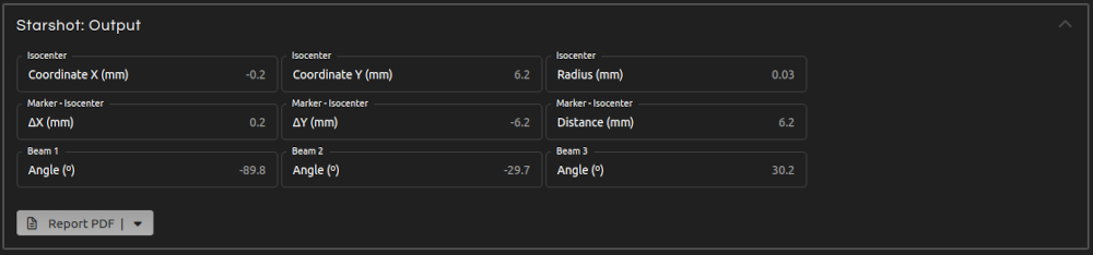 Starshot: output